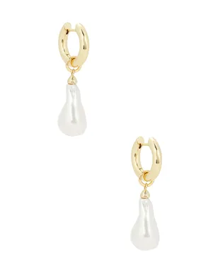 BaubleBar TEAGAN PEARL ステートメントイヤリング - サムネイル1