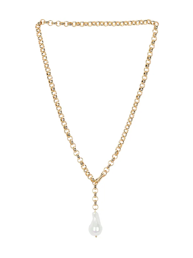BaubleBar BaubleBar TAEGAN PEARL ラリエットネックレスの商品画像