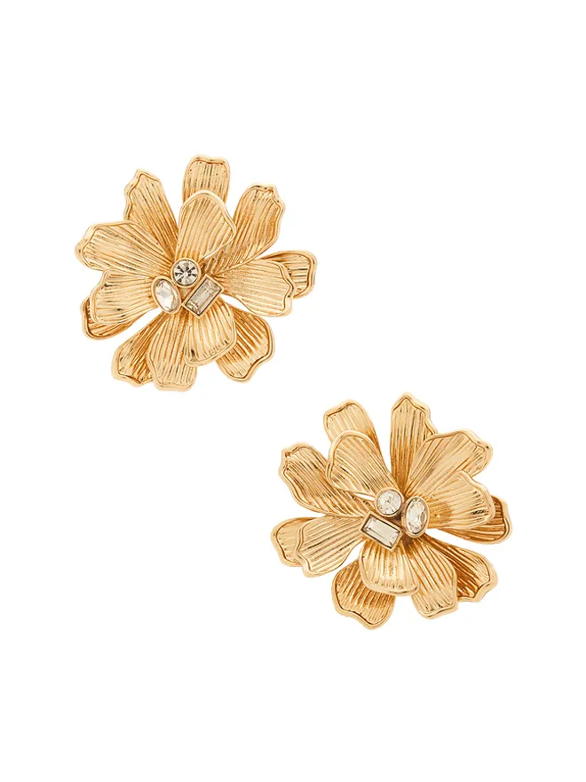 BaubleBar BaubleBar FLORAL ステートメントイヤリングの商品画像