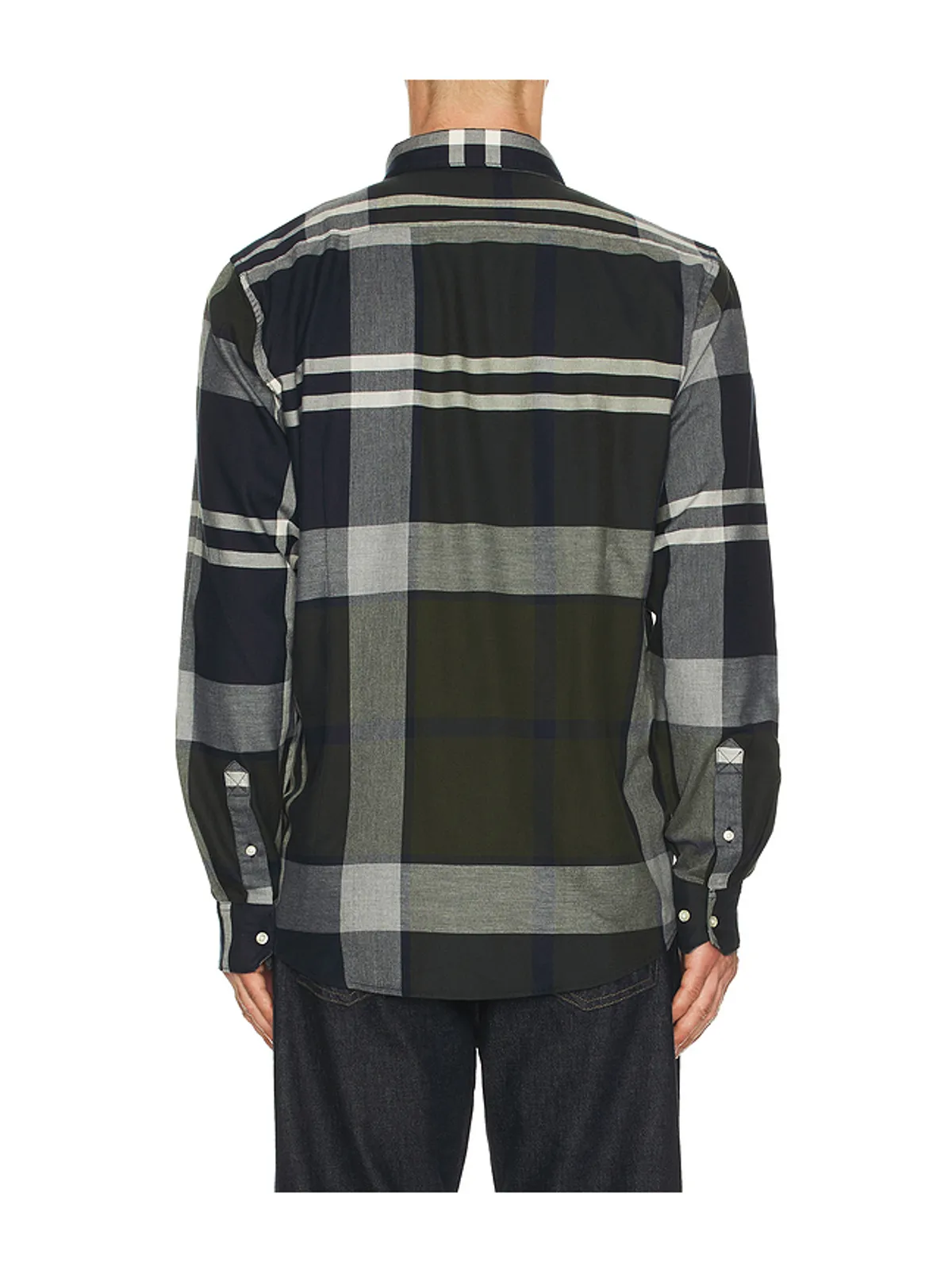 Barbour DUNOON シャツ - Olive,Navy. - 画像2