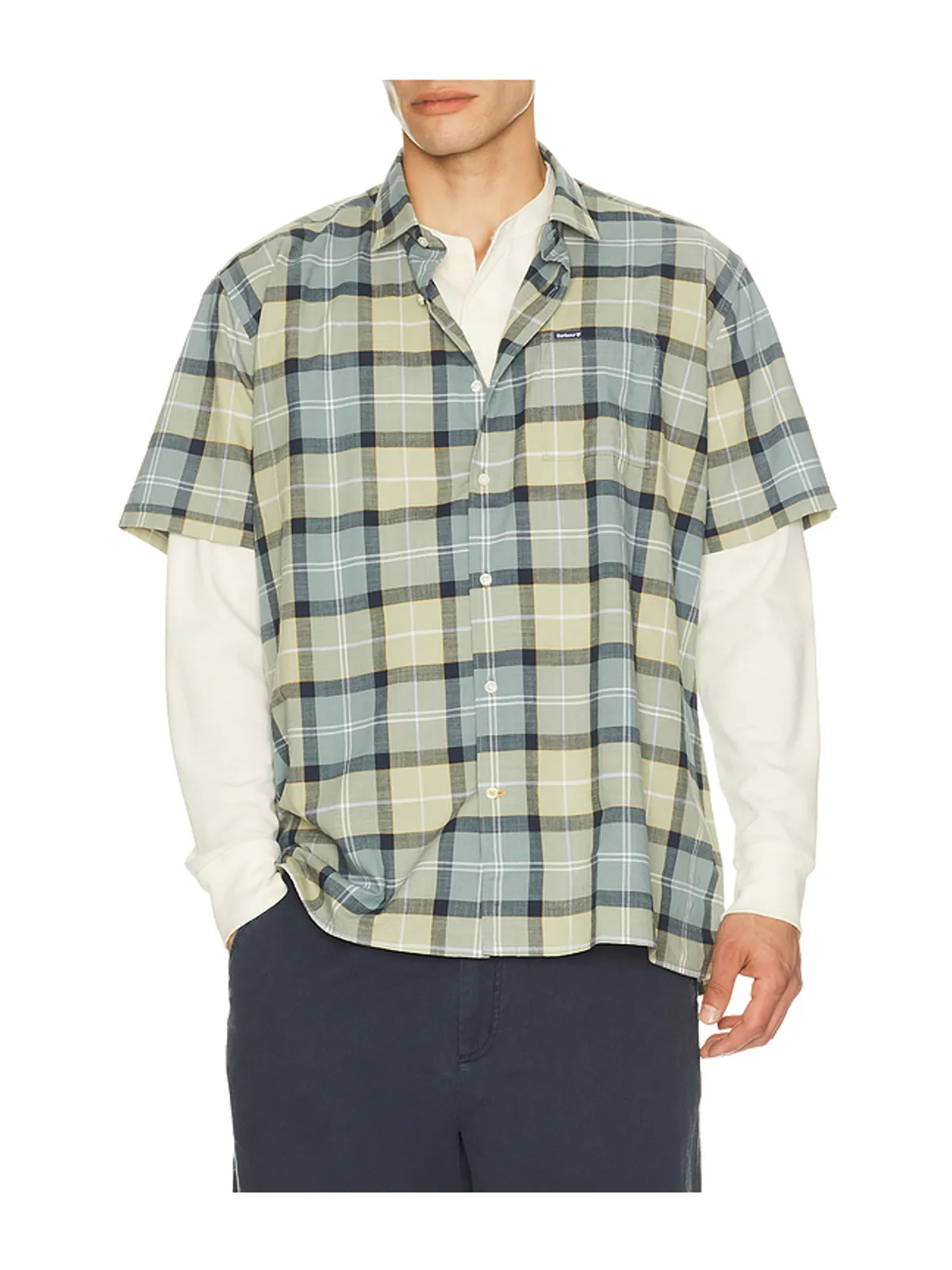 Barbour シャツ - Green,Blue. - 画像1