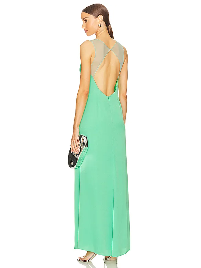 BCBGMAXAZRIA BCBGMAXAZRIA スリーブレスカットアウトガウンの商品画像