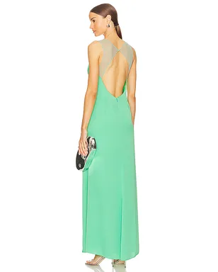 BCBGMAXAZRIA スリーブレスカットアウトガウン - サムネイル1