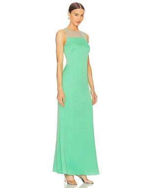 BCBGMAXAZRIA スリーブレスカットアウトガウン - サムネイル3