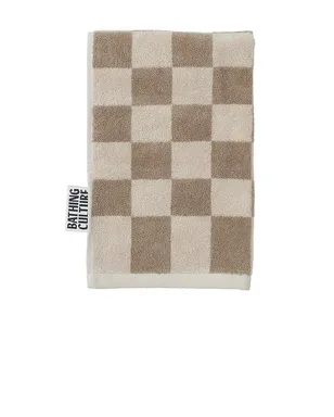 Bathing Culture BATHHOUSE CHECK ORGANIC HAND TOWEL ハンドタオル - サムネイル1