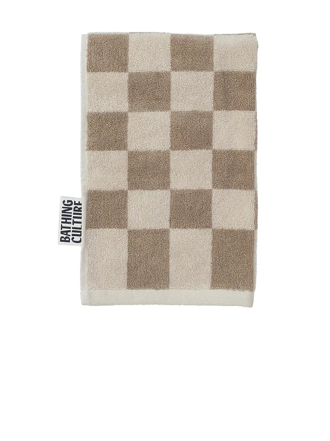 Bathing Culture Bathing Culture BATHHOUSE CHECK ORGANIC HAND TOWEL ハンドタオルの商品画像