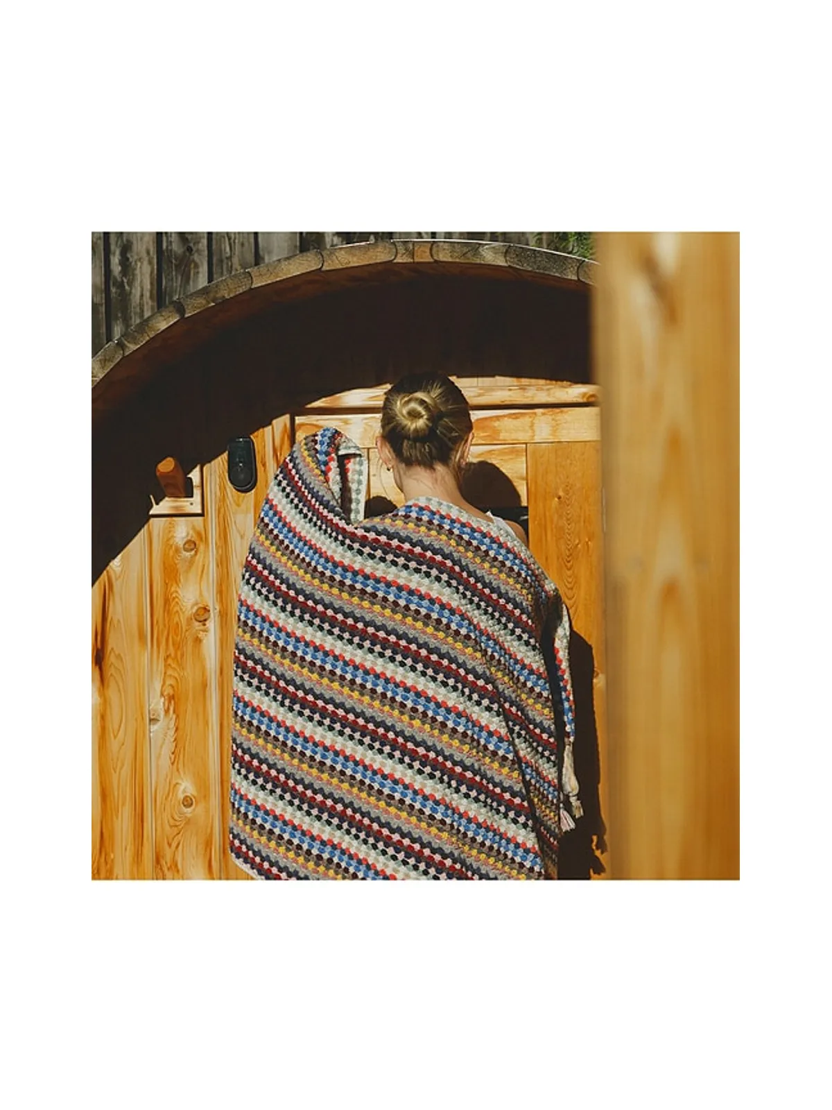 Bathing Culture COSMIC DEADSTOCK RAINBOW BODY TOWEL ボディタオル - 画像3
