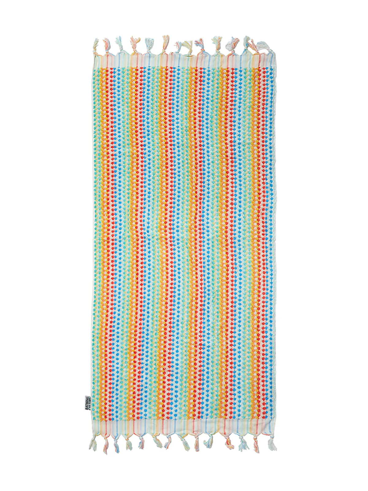 Bathing Culture COSMIC RAINBOW ORGANIC BODY TOWEL ボディタオル - 画像1