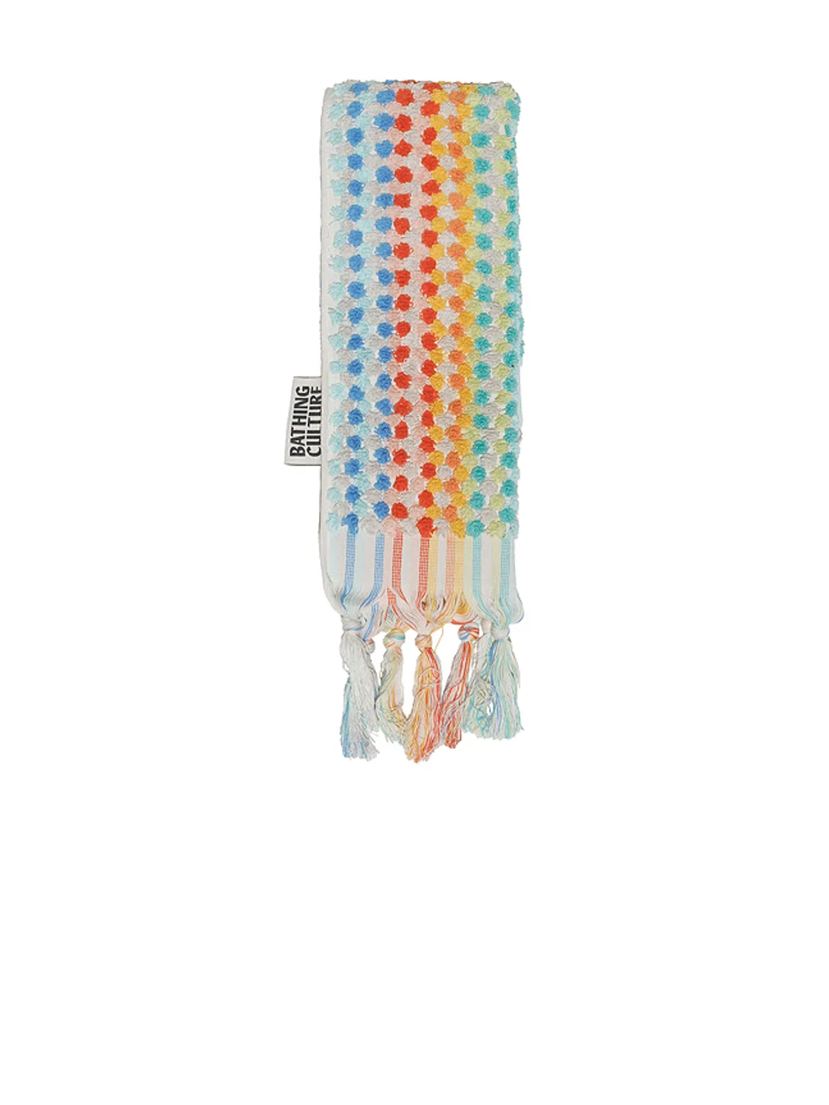 Bathing Culture COSMIC RAINBOW ORGANIC HAND TOWEL ハンドタオル - 画像1