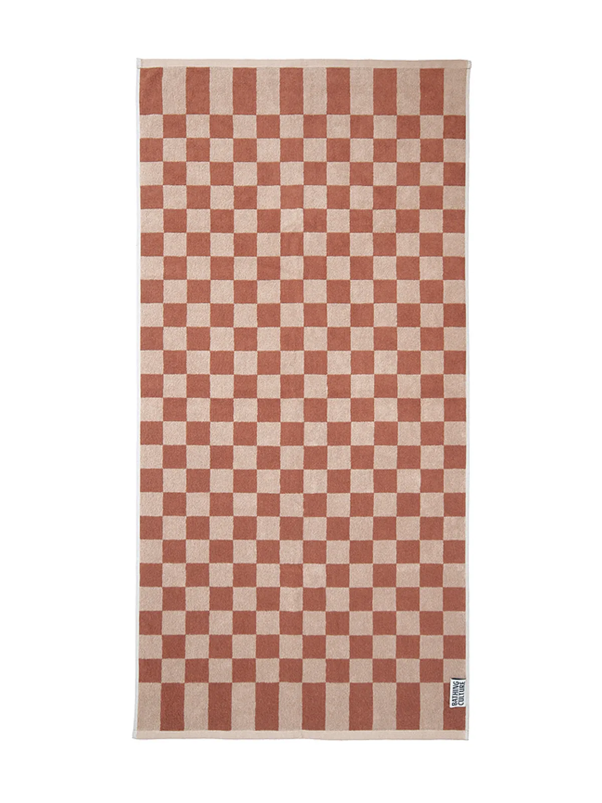 Bathing Culture BATHHOUSE CHECK ORGANIC BODY TOWEL バスタオル - 画像2