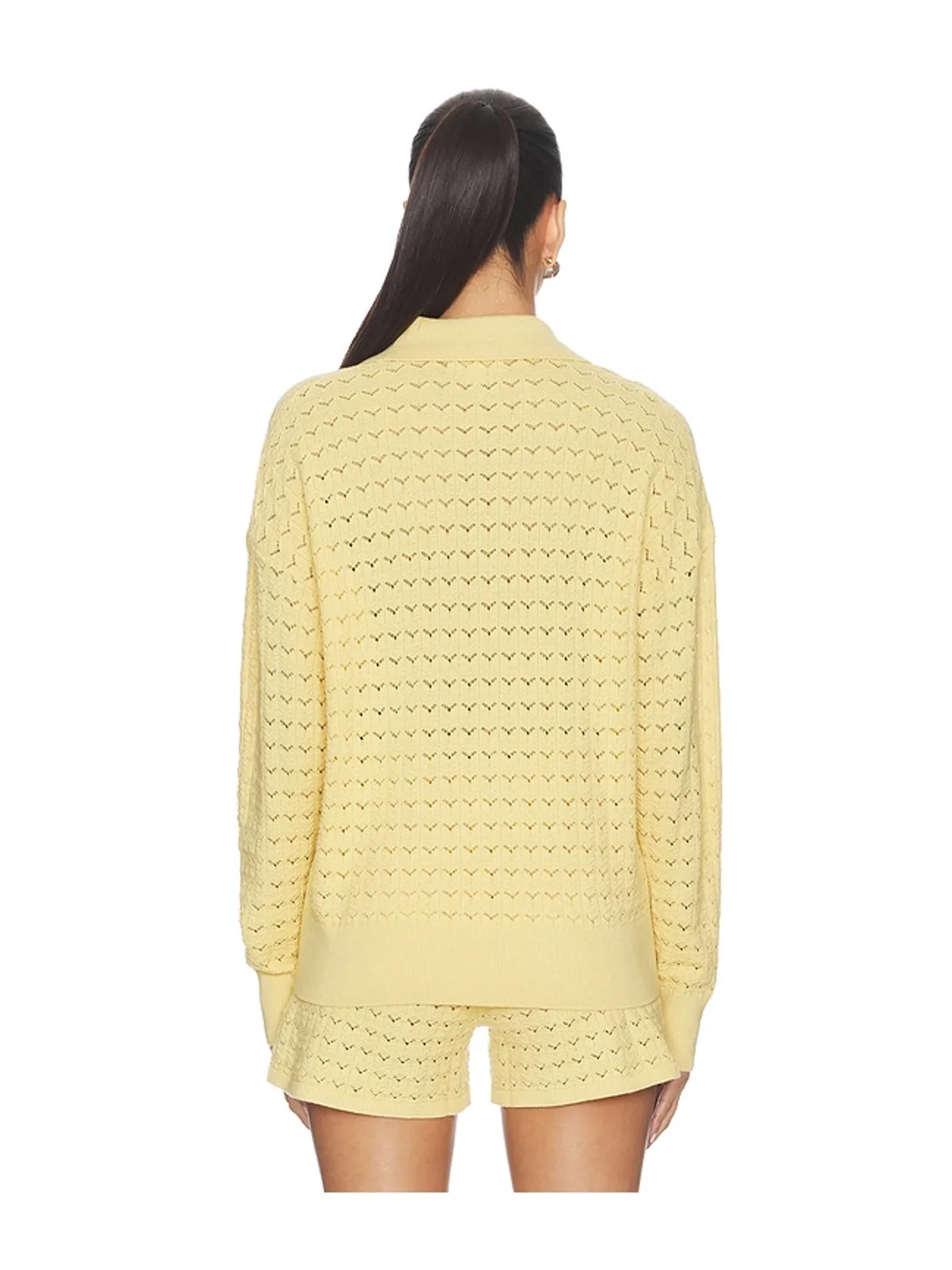 Barefoot Dreams Tulip Pointelle Collared Pullover - 画像3