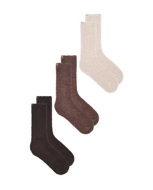 Barefoot Dreams COZYCHIC 3 PAIR SOCK SET ソックスセット - サムネイル2