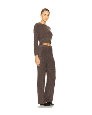 Barefoot Dreams BAREFOOT DREAMS COZYCHIC LITE CABLE PULLOVER & PANT SET セーターセット - サムネイル2