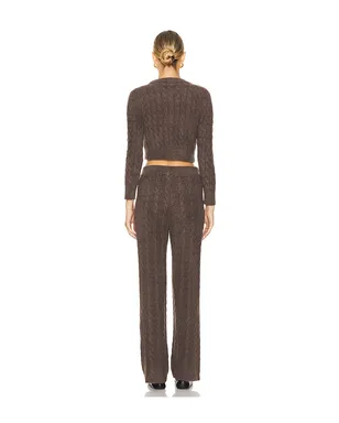 Barefoot Dreams BAREFOOT DREAMS COZYCHIC LITE CABLE PULLOVER & PANT SET セーターセット - サムネイル3