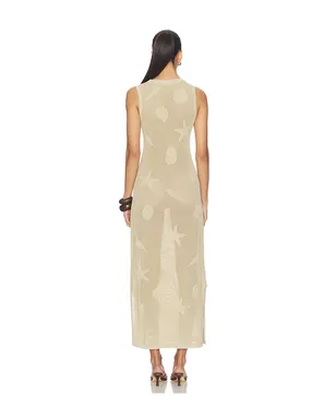 Barefoot Dreams SUNBLEACHED SHELL ミディ丈ドレス - サムネイル4