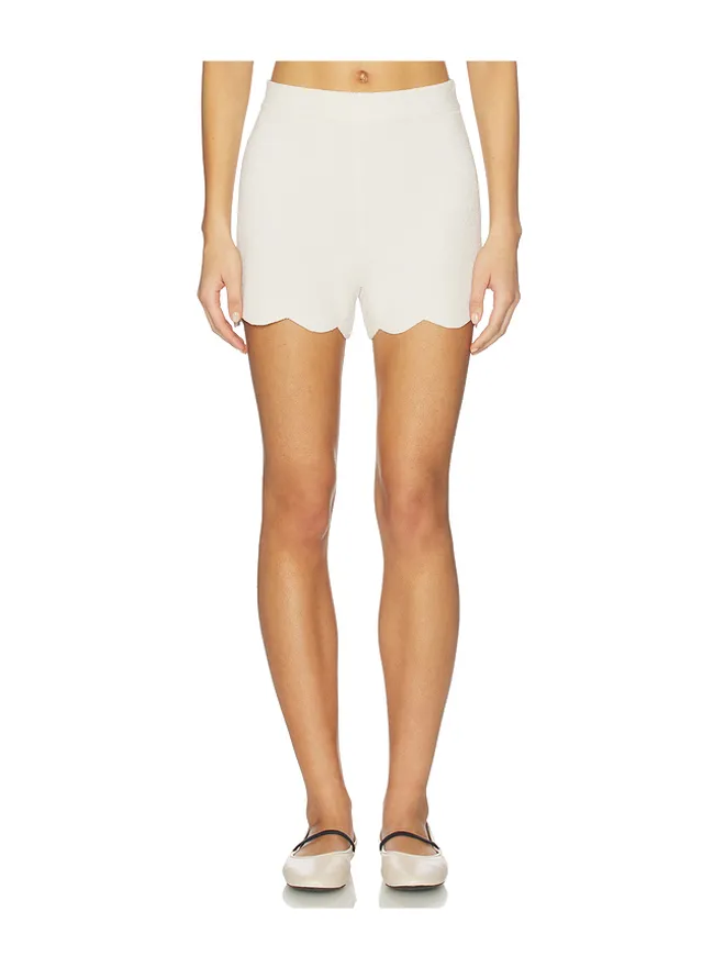 Barefoot Dreams Barefoot Dreams CozyChic Ultra Lite Scallop Shortの商品画像