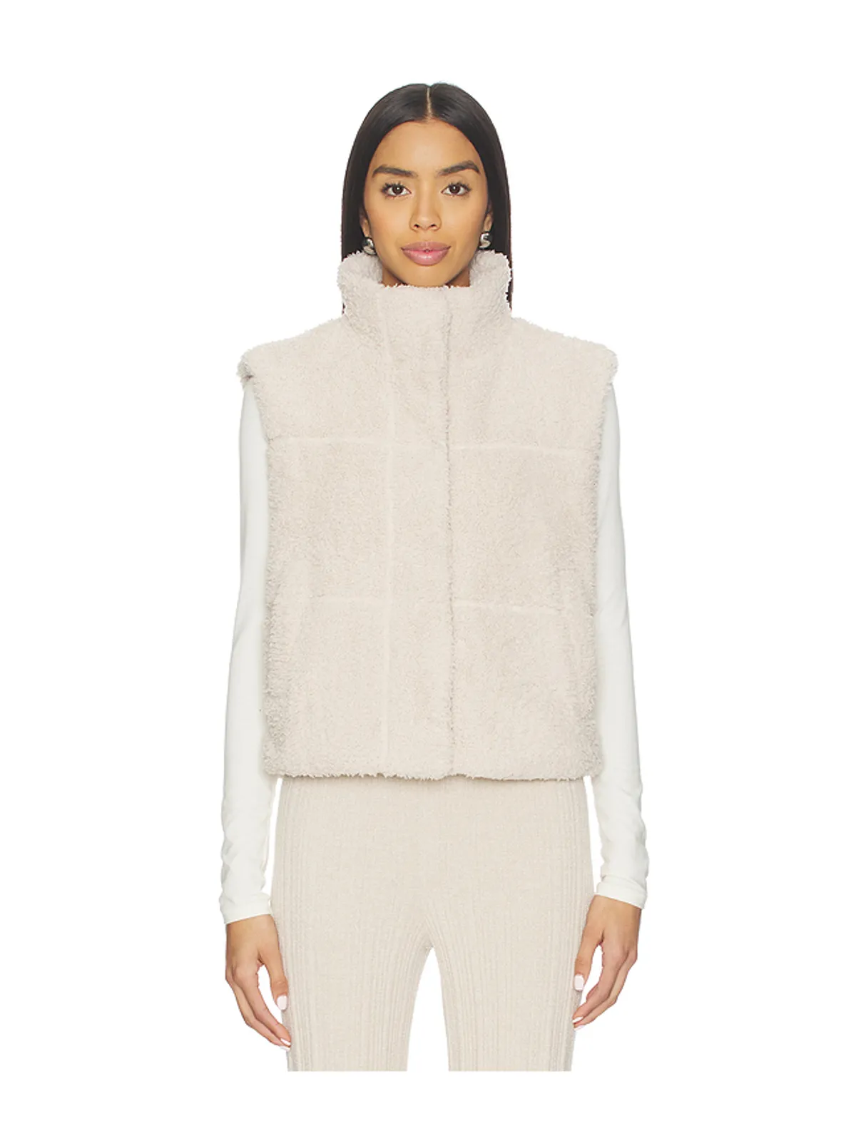Barefoot Dreams BRUSHED COZYCHIC PUFFER VEST ベスト - 画像2