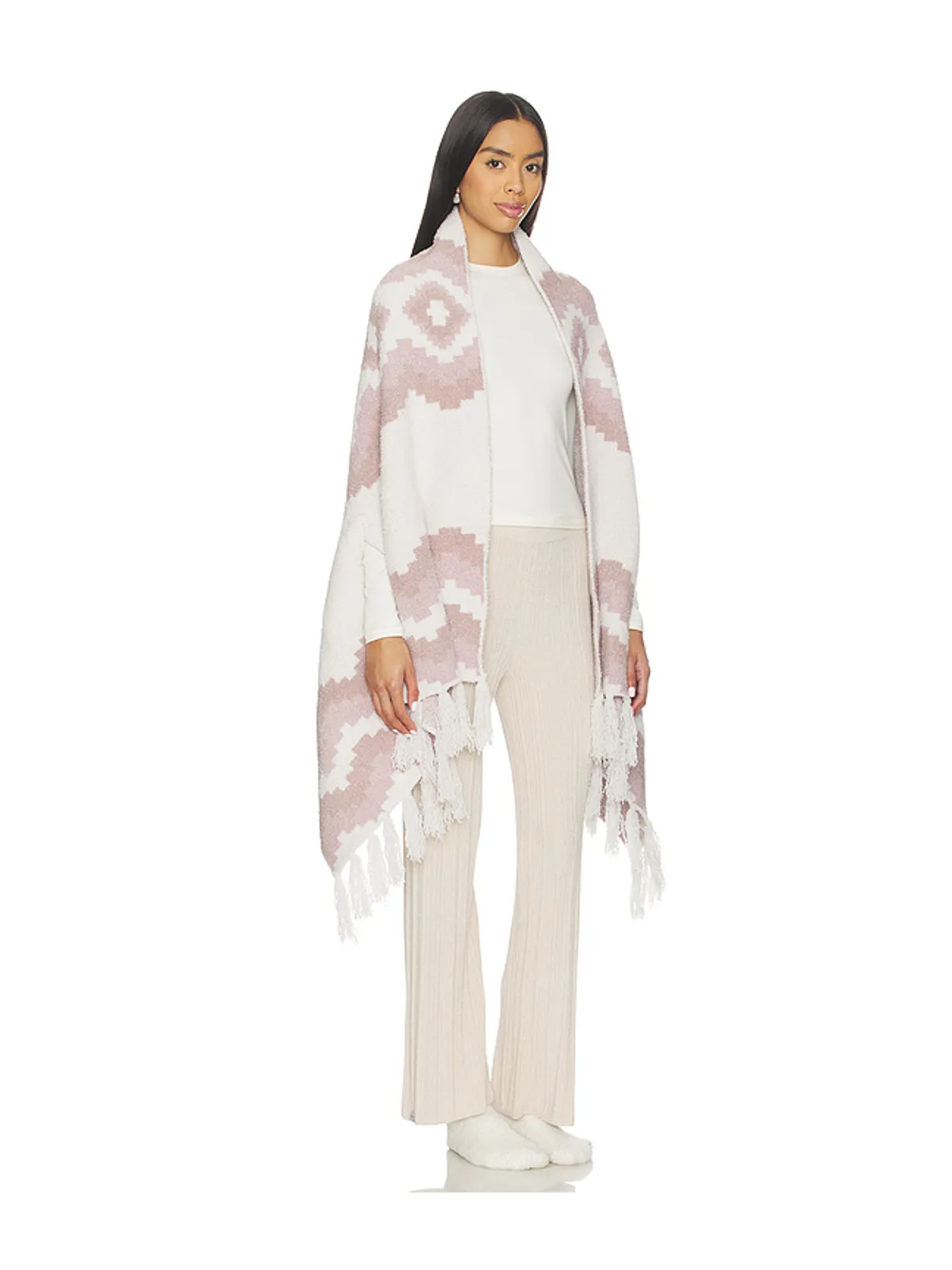 Barefoot Dreams COZYCHIC MOSAIC WRAP ラップ - 画像1