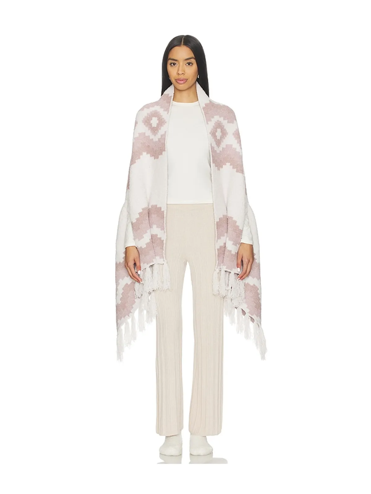 Barefoot Dreams COZYCHIC MOSAIC WRAP ラップ - 画像4