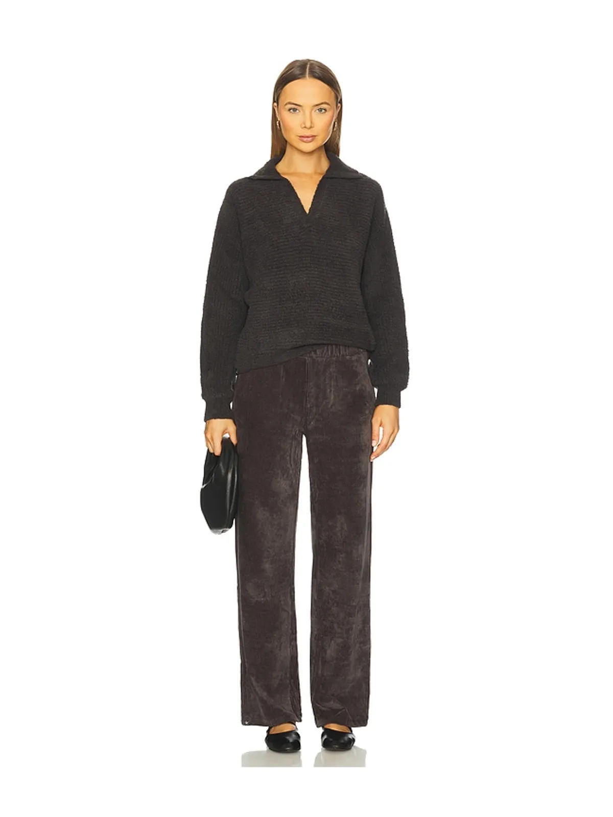 Barefoot Dreams Stretch Cord Wide Leg Pant - 画像5