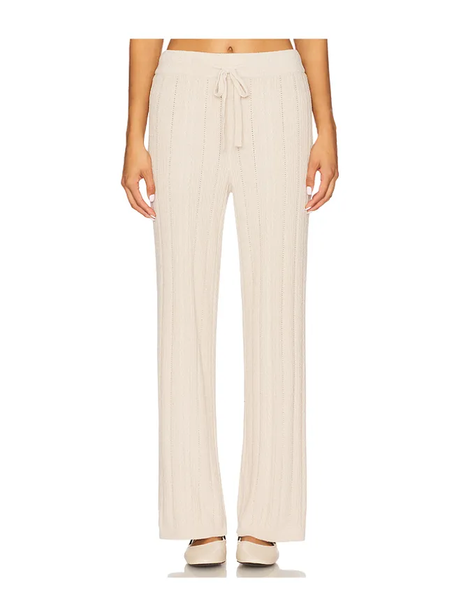 Barefoot Dreams Barefoot Dreams CABLE KNIT ANKLE PANT ケーブルニットアンクルパンツの商品画像