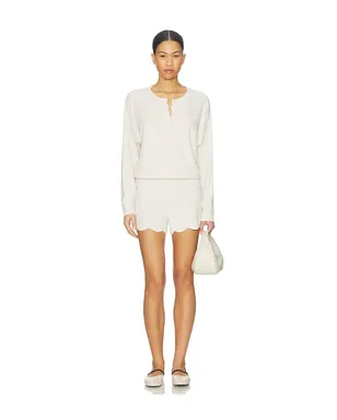 Barefoot Dreams CCUL SCALLOP DOLMAN ヘンリートップ - サムネイル4
