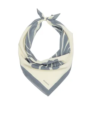 BEMBIEN Sirena Large Scarf - Beige,Slate. - サムネイル2