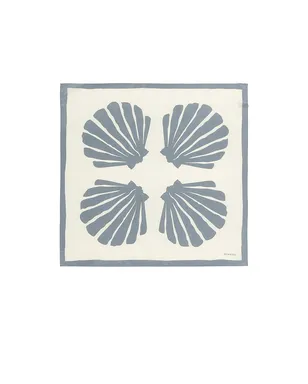 BEMBIEN Sirena Large Scarf - Beige,Slate. - サムネイル3