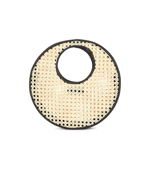 BEMBIEN Anouk Rattan Top Handle Bag - サムネイル1