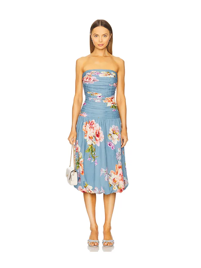 HEMANT AND NANDITA HEMANT AND NANDITA DRESS ミディ丈ドレスの商品画像