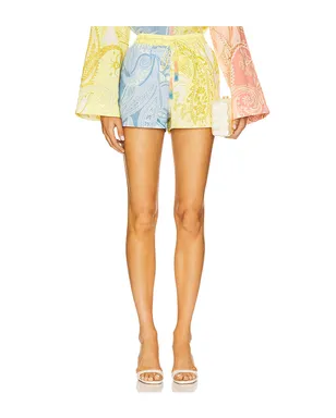 HEMANT AND NANDITA ショートパンツ - Blue,Yellow. - サムネイル1