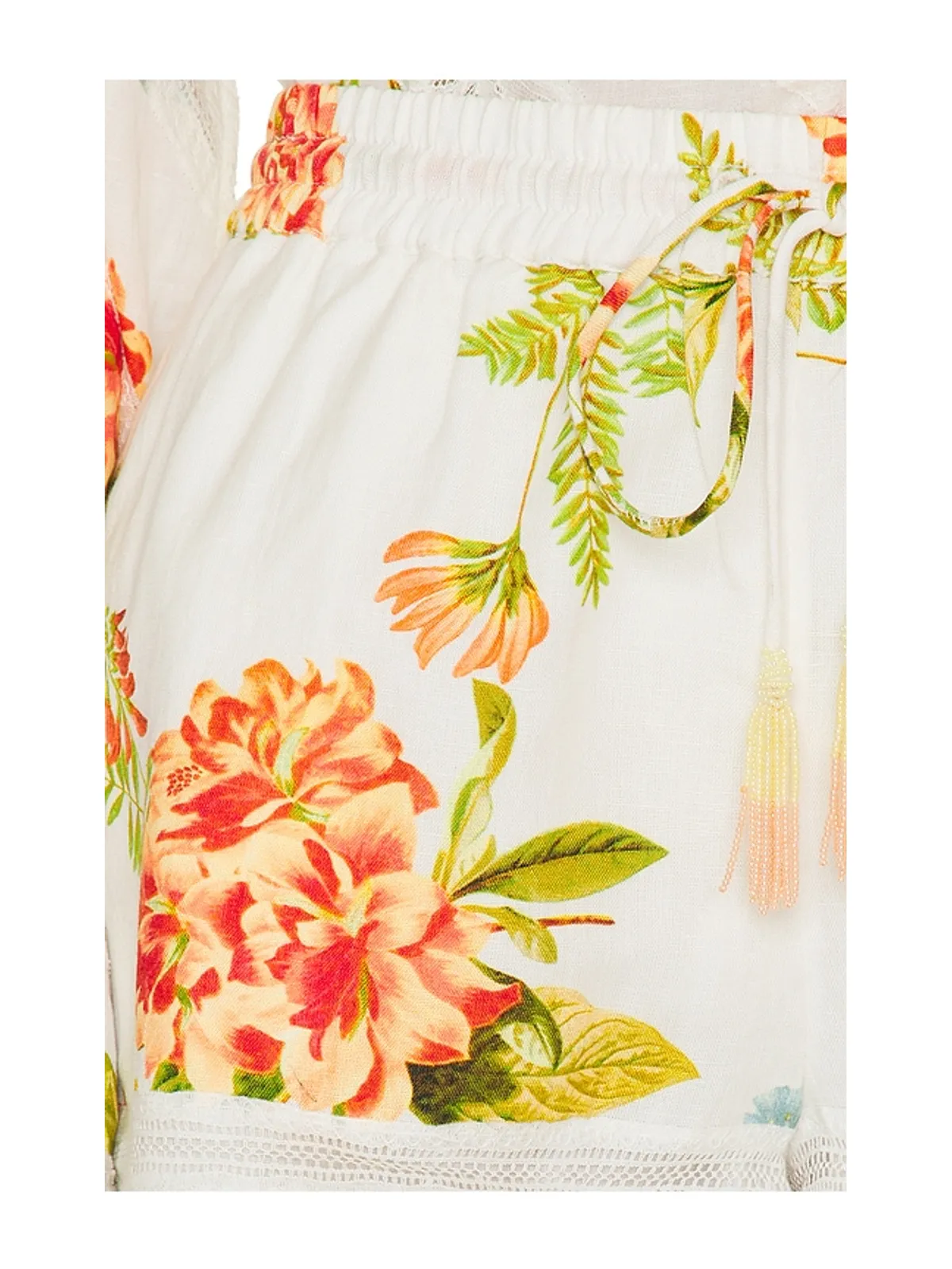 HEMANT AND NANDITA Printed Short With Lace - 画像6