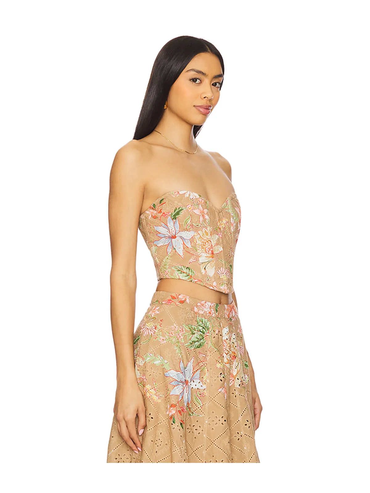 HEMANT AND NANDITA コルセットトップ - Tan,Neutral. - 画像2
