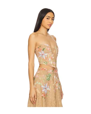 HEMANT AND NANDITA コルセットトップ - Tan,Neutral. - サムネイル2