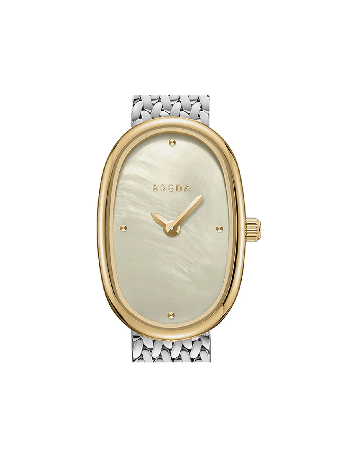 Breda JANE ウォッチ - Metallic Silver,Metallic Gold. - 画像2