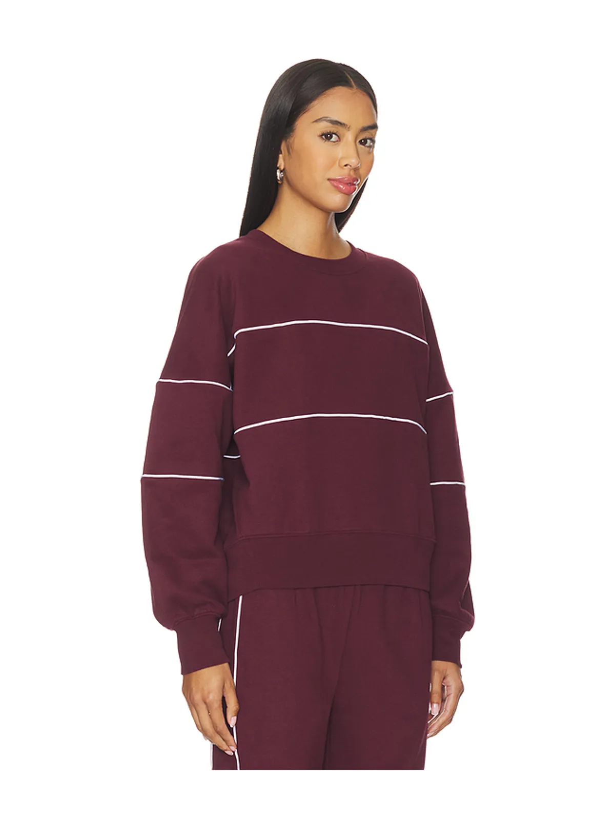 Beyond Yoga LUXE FLEECE PIPER OVERSIZED スウェットシャツ - 画像2