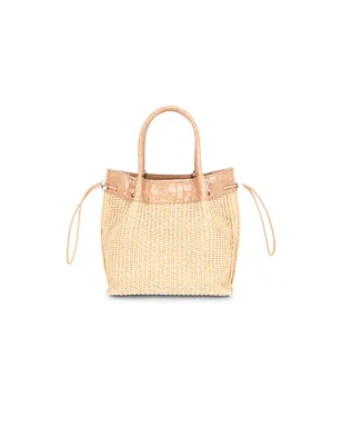 BY FAR BABY KAYLA RAFFIA & CROCO EMBOSSED バッグ - サムネイル2