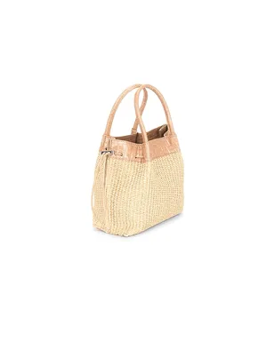 BY FAR BABY KAYLA RAFFIA & CROCO EMBOSSED バッグ - サムネイル4
