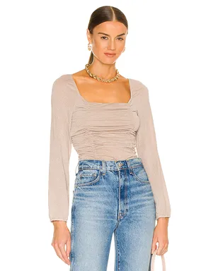 BCBGeneration LUREX SQUARE NECK トップ - サムネイル1