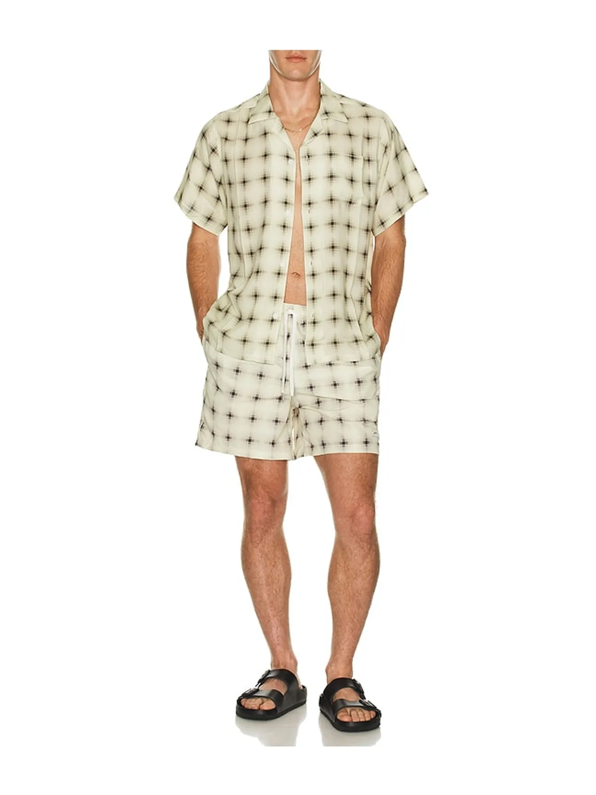 Bather IVORY DIGI PLAID スイムトランクス - 画像6
