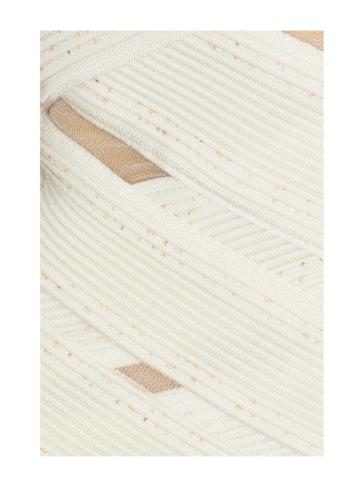 BALMAIN THIN STRAPS STRIPES VISCOSE KNIT ドレス - 画像4