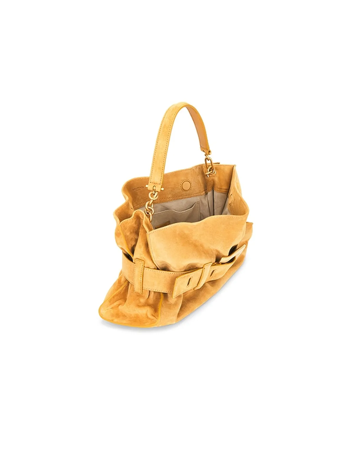 BALMAIN MEDIUM ANTHEM SUEDE バッグ - 画像4
