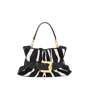 BALMAIN ANTHEM ミディアムショルダーバッグ - Black,White. - サムネイル1