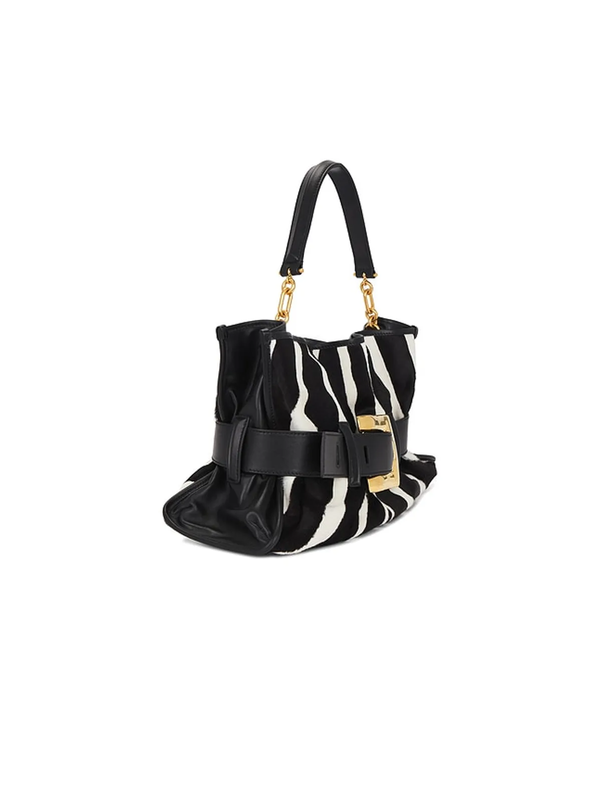 BALMAIN ANTHEM ミディアムショルダーバッグ - Black,White. - 画像3
