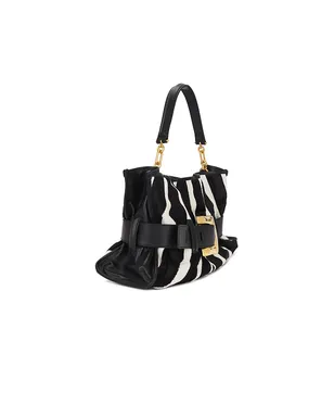 BALMAIN ANTHEM ミディアムショルダーバッグ - Black,White. - サムネイル3