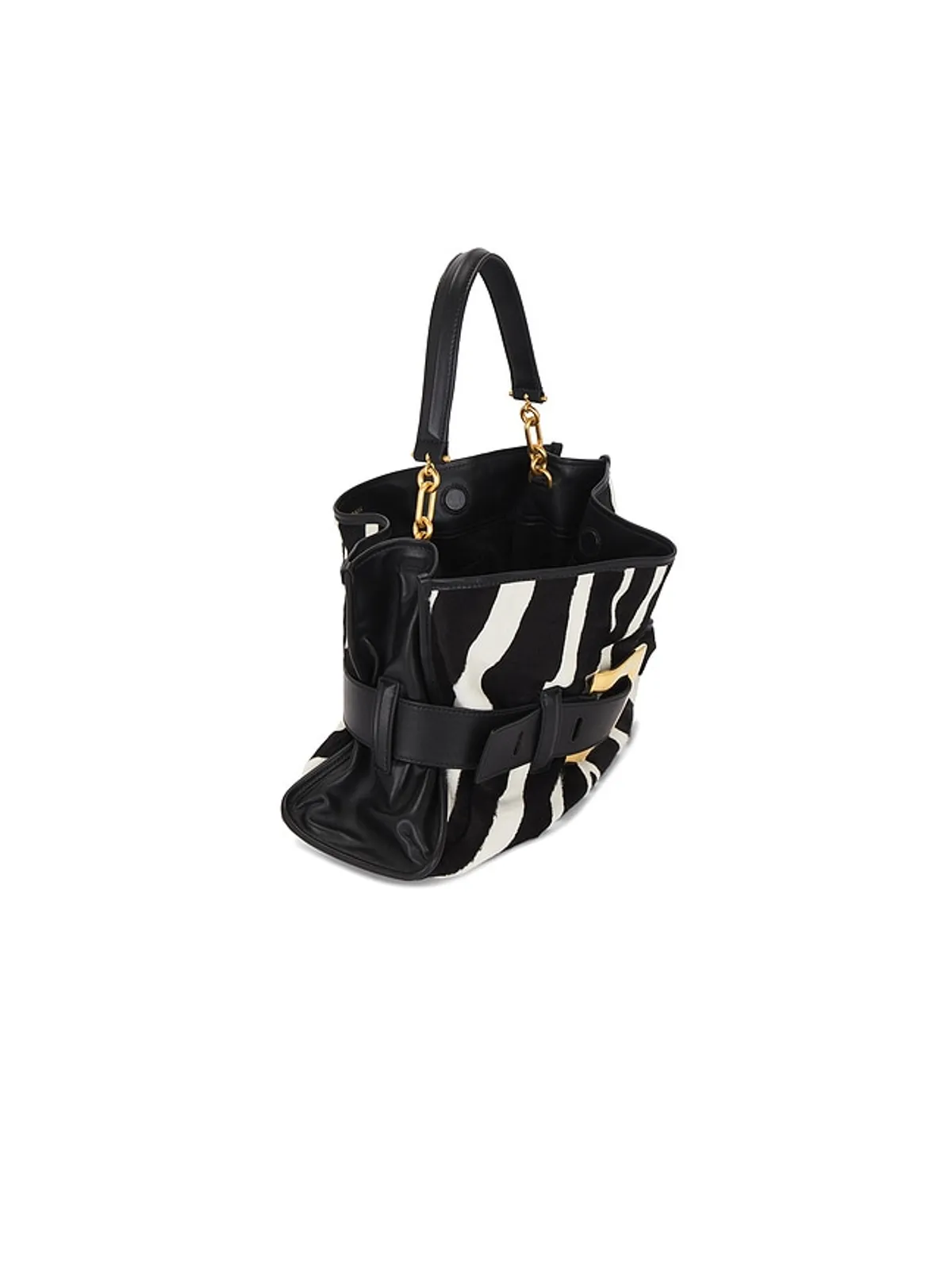 BALMAIN ANTHEM ミディアムショルダーバッグ - Black,White. - 画像4