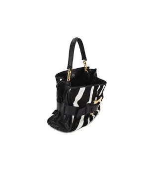 BALMAIN ANTHEM ミディアムショルダーバッグ - Black,White. - サムネイル4