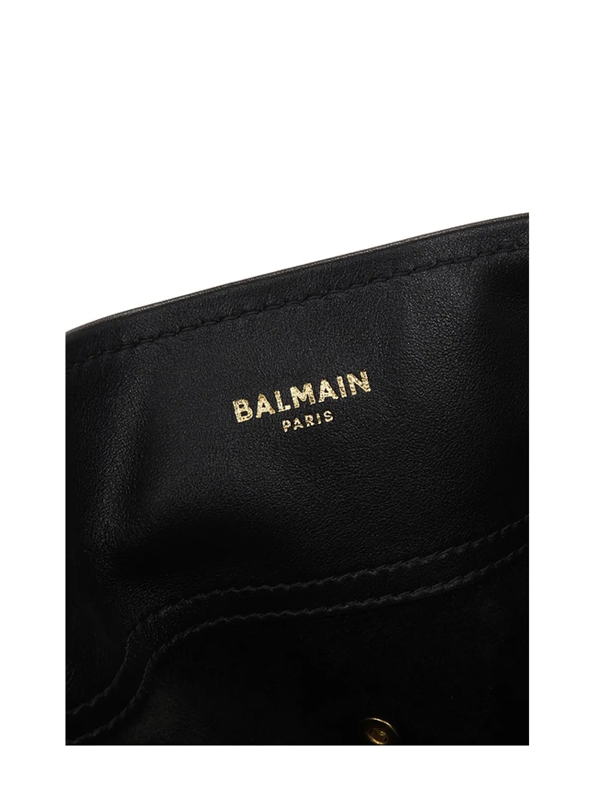 BALMAIN ANTHEM ミディアムショルダーバッグ - Black,White. - 画像5