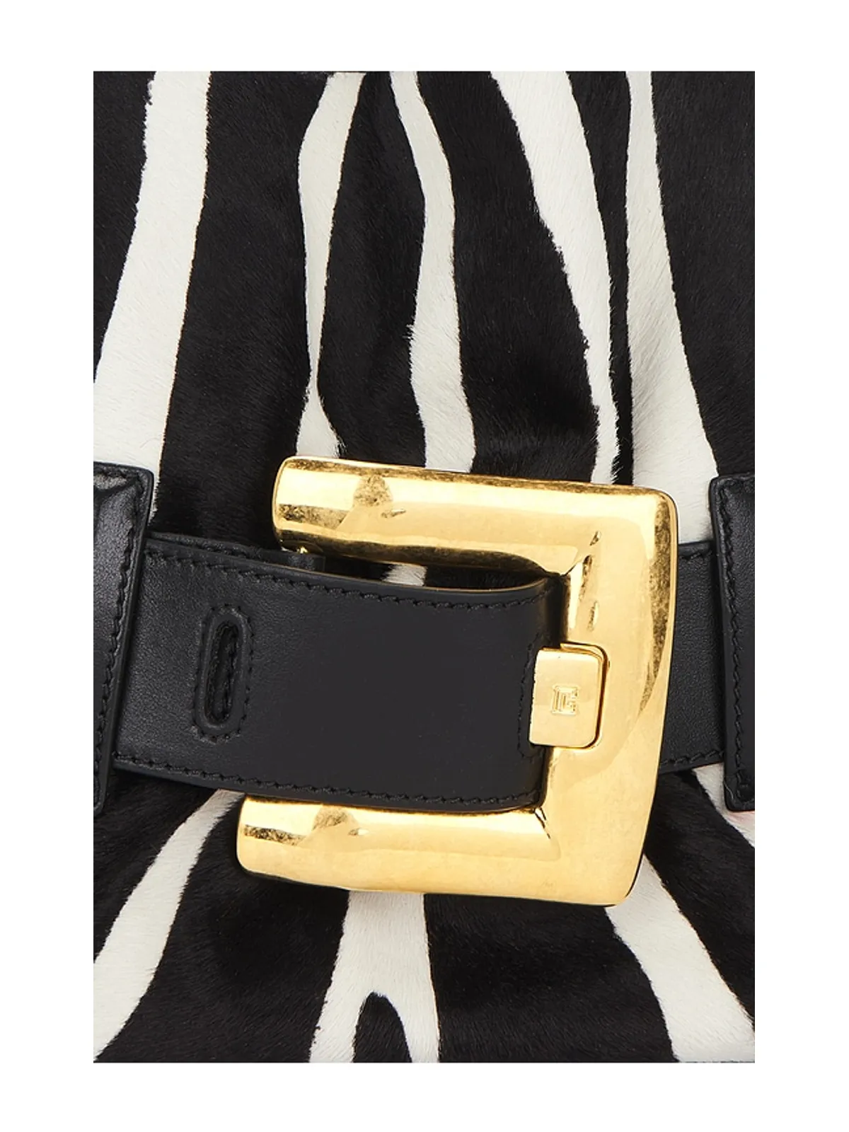 BALMAIN ANTHEM ミディアムショルダーバッグ - Black,White. - 画像6