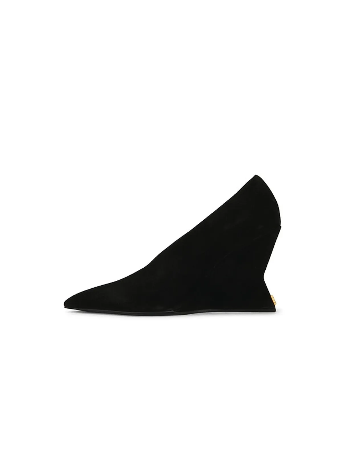 BALMAIN SUEDE WEDGE パンプス - 画像5